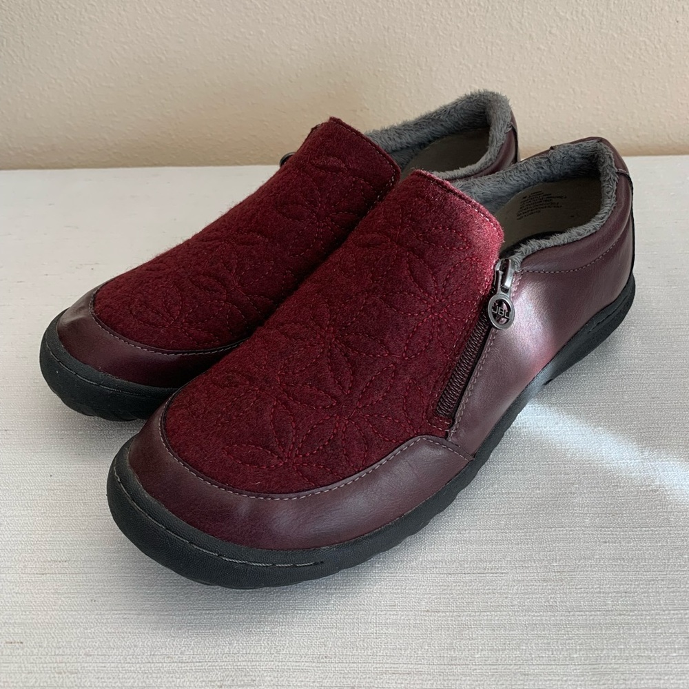 JBU by Jambu Crimson Wine Vegan Flat Oxford Woman’s 9M
